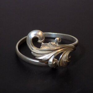Vintage Mid-Century Forstner Sterling Silver Coil Wrap Bracelet